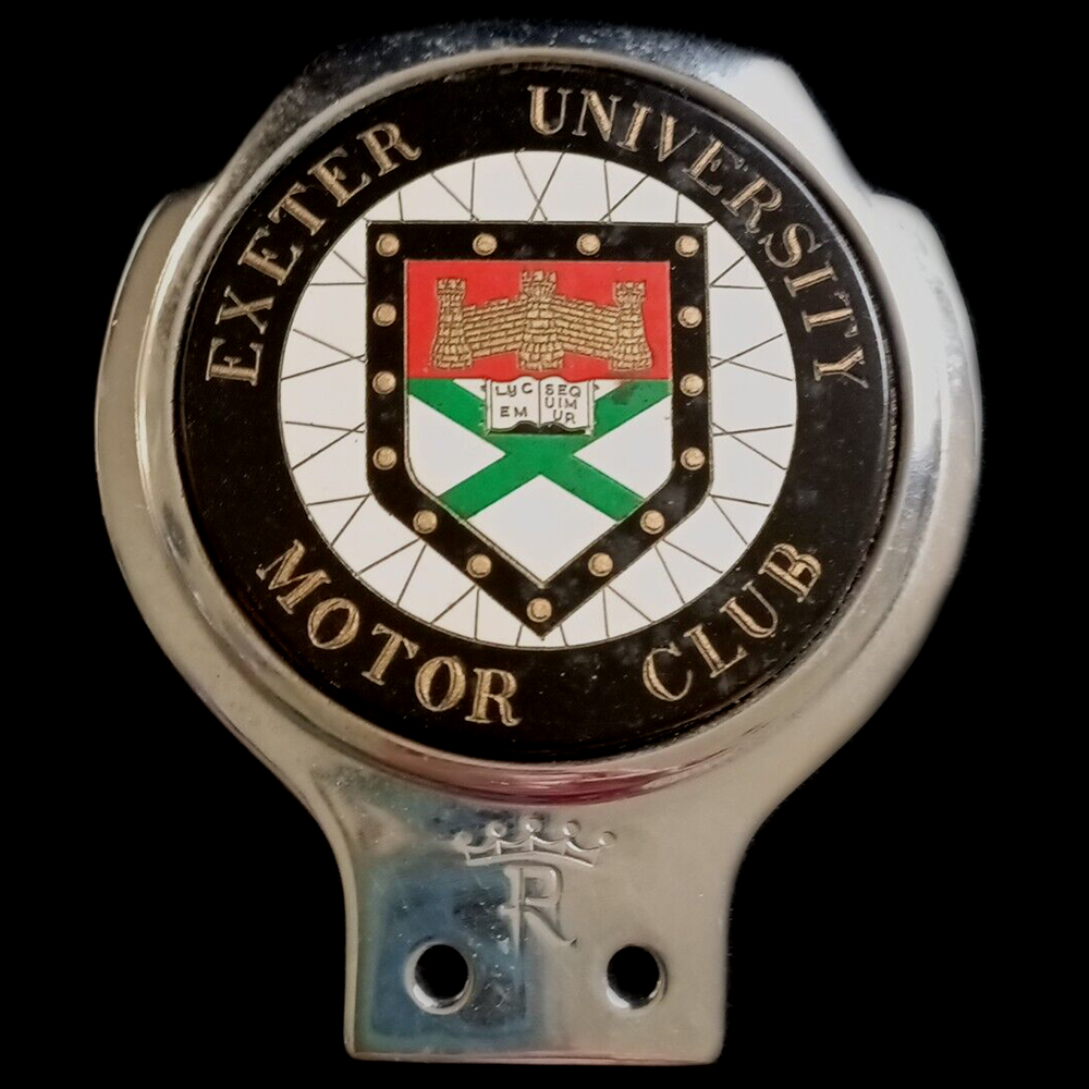 Exeter University Motor Club car badge